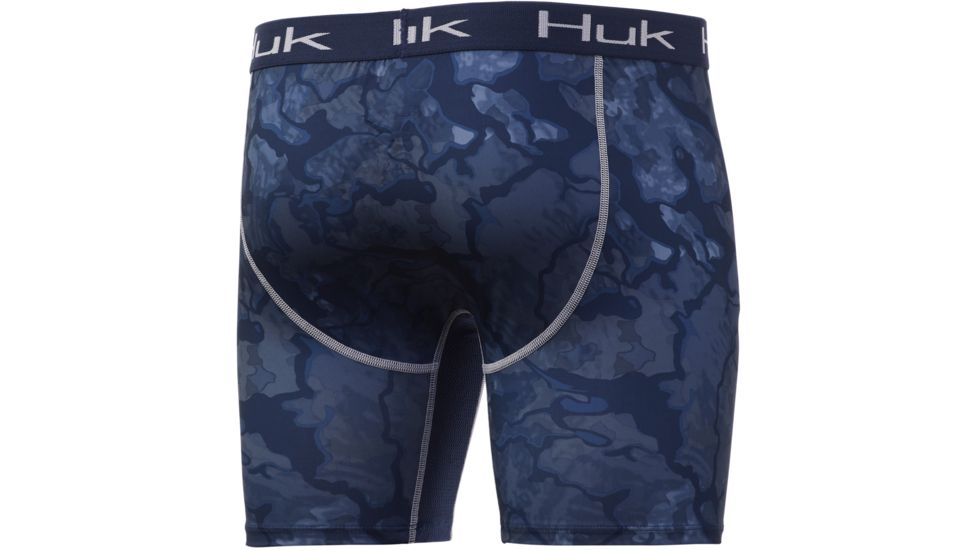 HUK Performance Fishing Current Camo Boxer Brief - Mens, Pei, 2XL, H5000017-467-XXL