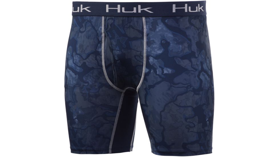 HUK Performance Fishing Current Camo Boxer Brief - Mens, Pei, 2XL, H5000017-467-XXL