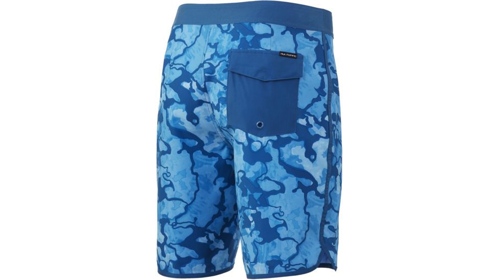 HUK Performance Fishing Current Camo Classic 20in Boardshort - Mens, North Drop, 32, H2000098-431-32