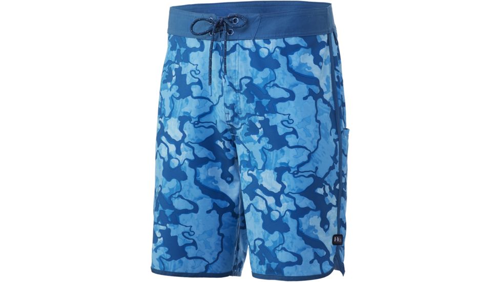 HUK Performance Fishing Current Camo Classic 20in Boardshort - Mens, North Drop, 32, H2000098-431-32