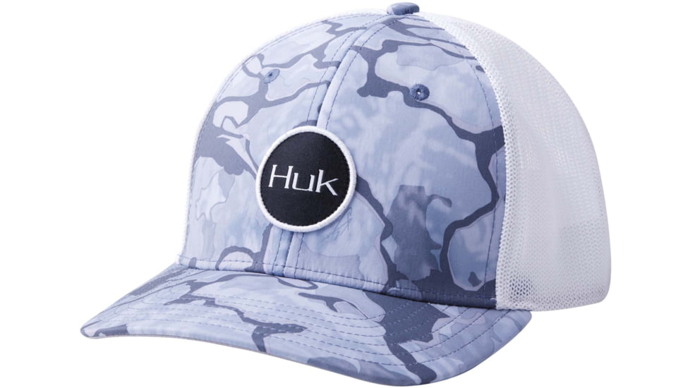 HUK Performance Fishing Current Camo Mesh Hat - Mens, Erie, Medium/Large, H3000218-037-ML
