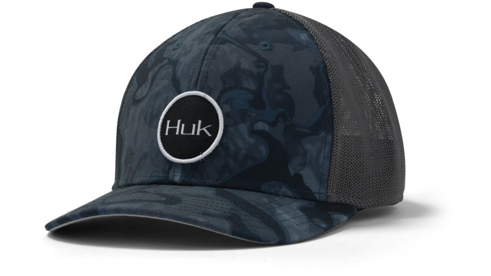 HUK Performance Fishing Current Camo Mesh Hat - Mens, Pei, Large/Extra Large, H3000218-467-LXL