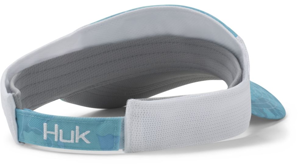 HUK Performance Fishing Current Camo Visor Cap - Mens, Boca Grande, One Size, H3000220-446-1