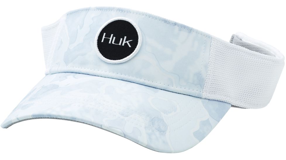 HUK Performance Fishing Current Camo Visor Cap - Mens, Kenai, One Size, H3000220-453-1