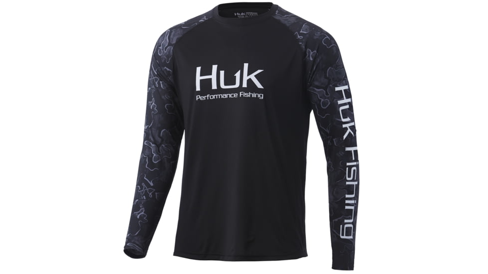 HUK Performance Fishing Current Double Header Long Sleeve - Men's, Hannibal Bank, Extra Large, H1200348-007-XL
