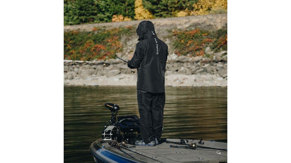 HUK Performance Fishing CYA Packable Rain Pant Bottoms - Mens, Black, Large, H4000016-001-L