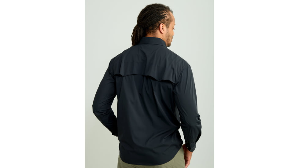 HUK Performance Fishing Diamond Back Long Sleeve Shirt - Mens, Black, Extra Large, H1500182-001-XL