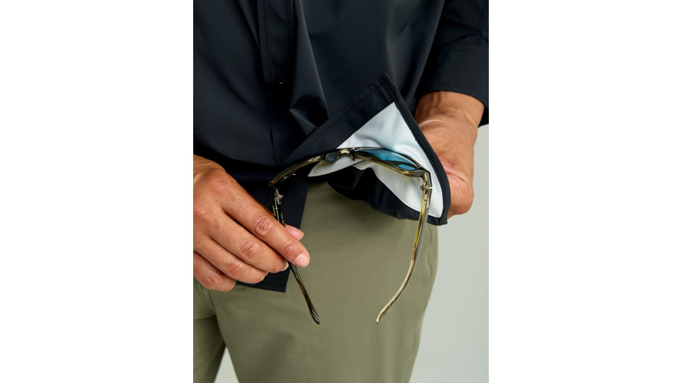 HUK Performance Fishing Diamond Back Long Sleeve Shirt - Mens, Black, Extra Large, H1500182-001-XL