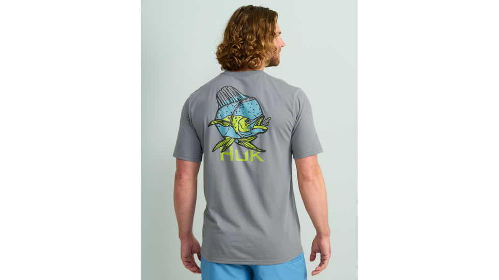 HUK Performance Fishing Dolphin Aloha Tee - Mens, Night Owl, 3XL, H1000530-016-XXXL