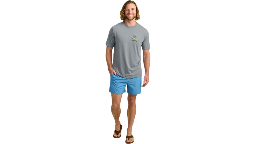HUK Performance Fishing Dolphin Aloha Tee - Mens, Night Owl, 3XL, H1000530-016-XXXL