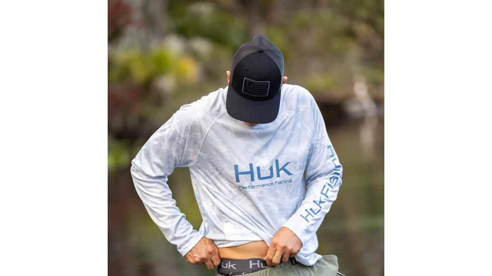 HUK Performance Fishing Fin Lure Pursuit Boxer - Mens, Volcanic Ash, 3XL, H5000048-013-XXXL