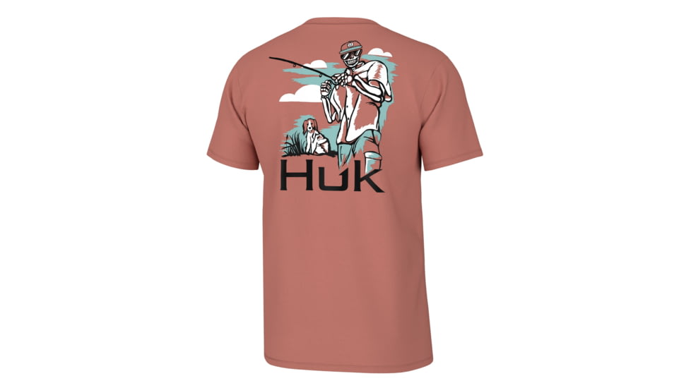 HUK Performance Fishing Fletch N Bones Tee - Mens, Sunburn, 3XL, H1000490-216-XXXL