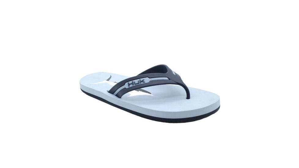 HUK Performance Fishing FLIPSTER Sandals, Flip Flops - Mens, KC Marlin, 10, H8332000-982-10