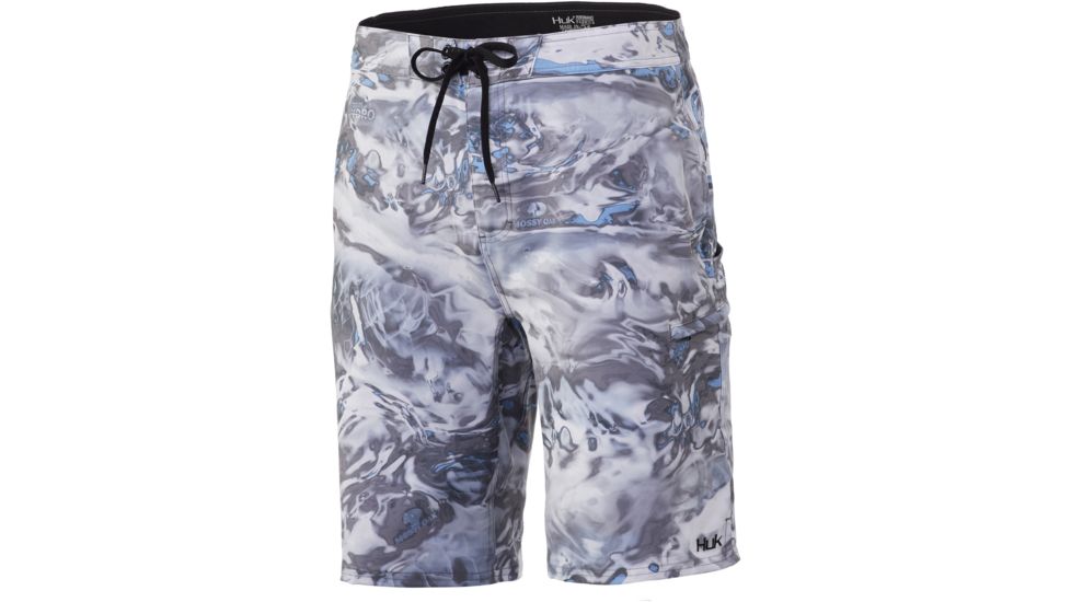 HUK Performance Fishing Freeman 21in Print Boardshort - Mens, Mossy Oak Hydro Standards, 36, H2000093-929-36