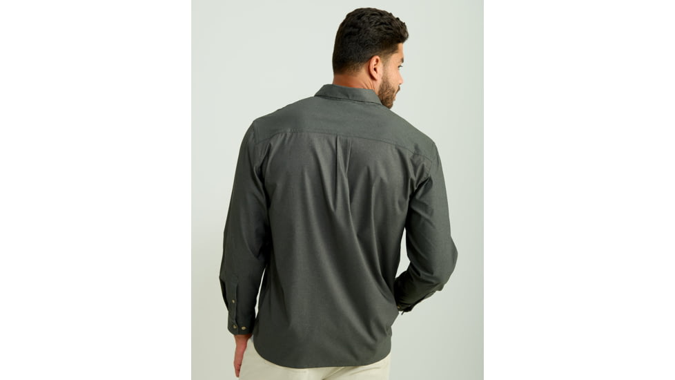 HUK Performance Fishing Hawser Heather Flannel - Mens, Volc Ash Hthr, 2XL, H1500208-015-XXL