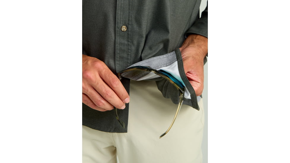 HUK Performance Fishing Hawser Heather Flannel - Mens, Volc Ash Hthr, 2XL, H1500208-015-XXL