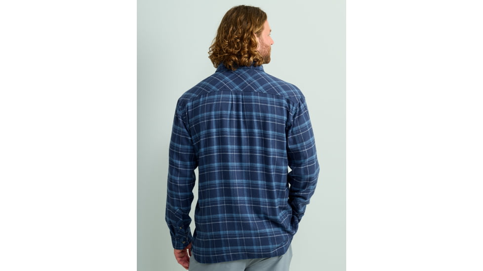 HUK Performance Fishing Hawser Plaid Flannel - Mens, Naval Academy, Medium, H1500209-413-M