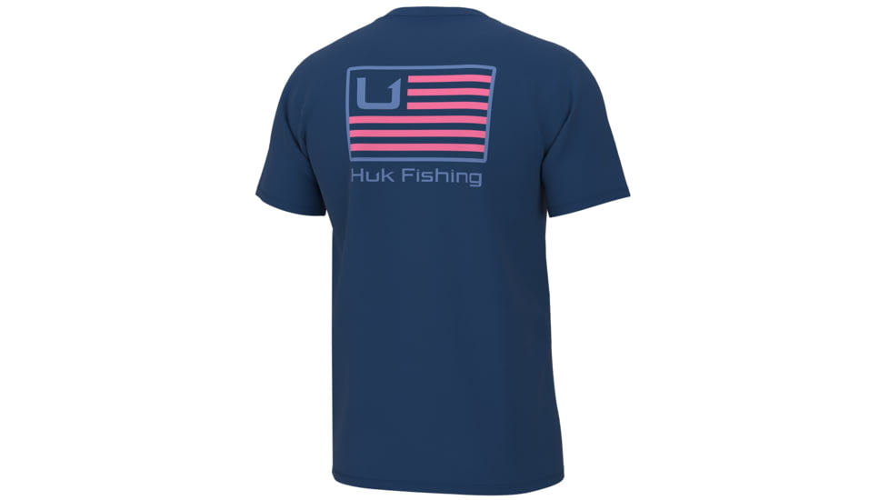 HUK Performance Fishing Huk And Bars Tee - Men's, Set Sail, Medium, H1000431-489-M