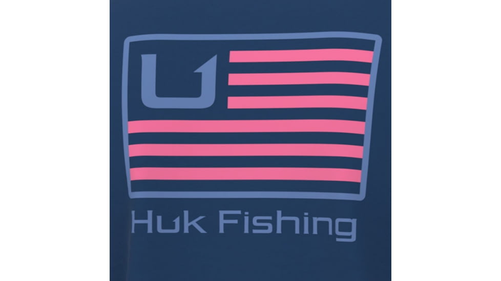 HUK Performance Fishing Huk And Bars Tee - Men's, Set Sail, Medium, H1000431-489-M