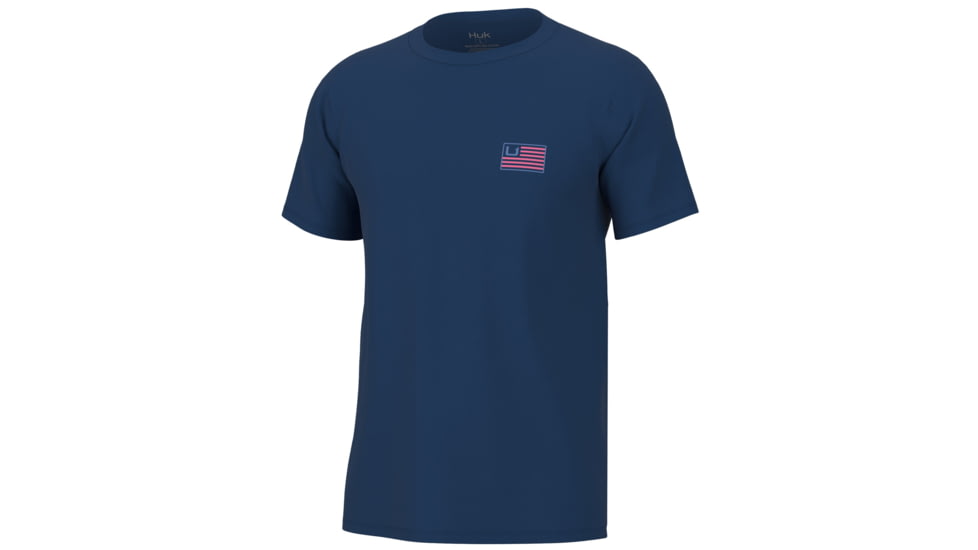HUK Performance Fishing Huk And Bars Tee - Men's, Set Sail, Medium, H1000431-489-M
