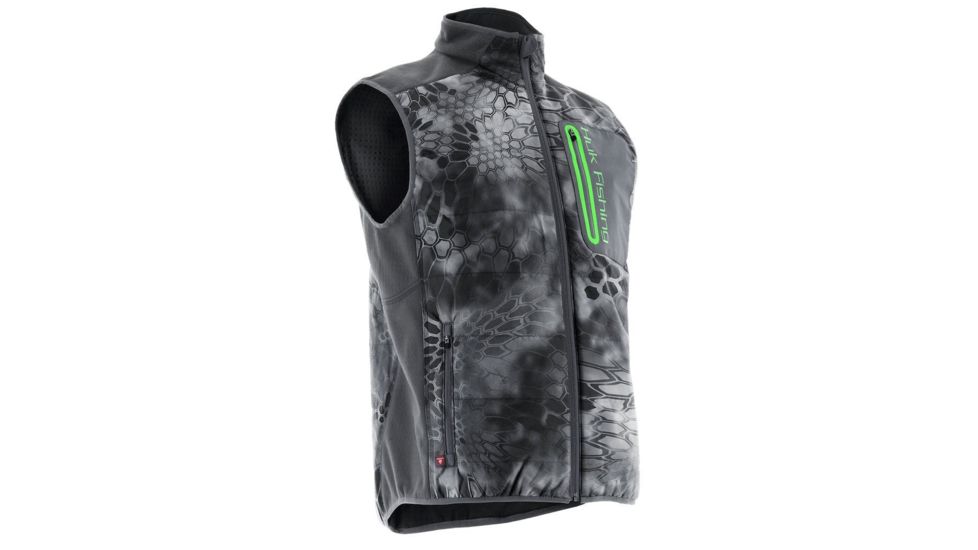 HUK Performance Fishing Huk Camo Tetra Vest, Kryptek Raid, 3XL H4000020-080-XXXL