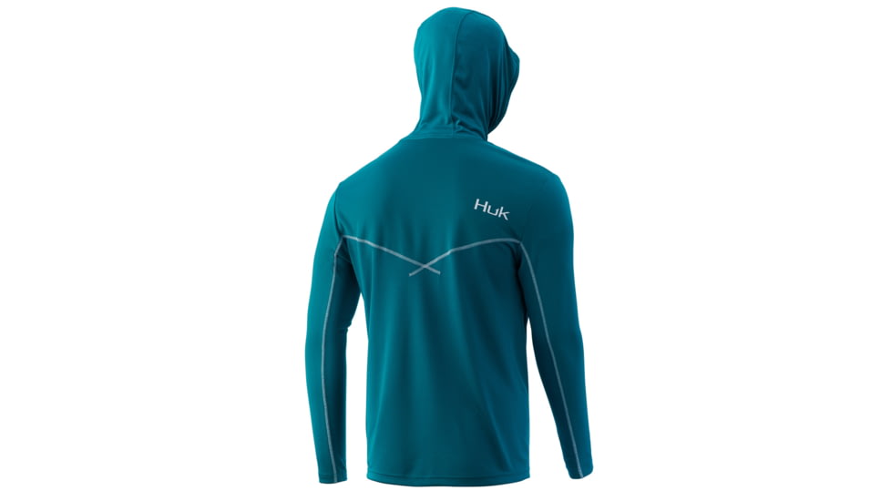 HUK Performance Fishing Huk Icon X Hoodie - Men's, Deep Lake, Medium, H1200139-448-M