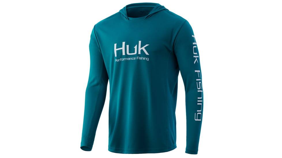 HUK Performance Fishing Huk Icon X Hoodie - Men's, Deep Lake, Medium, H1200139-448-M