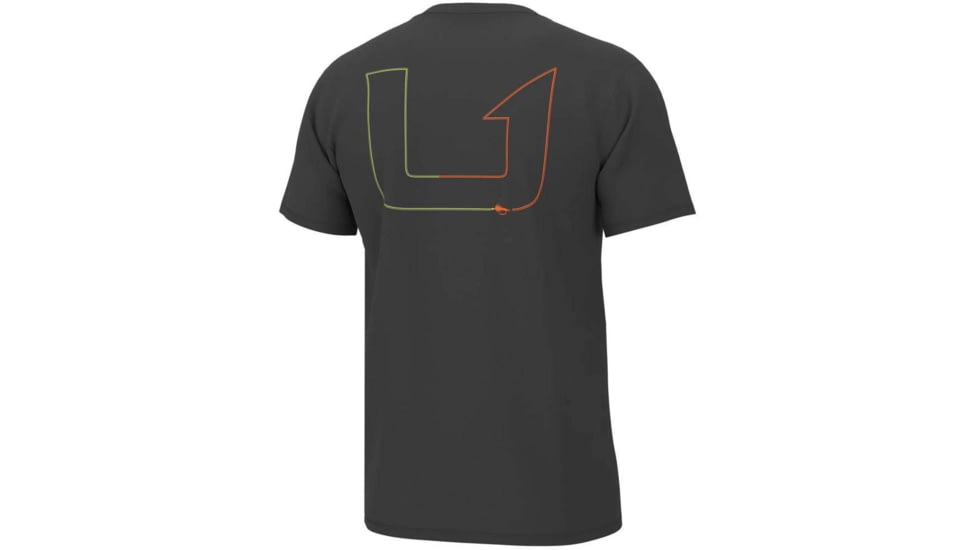 HUK Performance Fishing Fly Line Short Sleeve Shirt - Men's, Volcanic Ash, Medium, H1000418-013-M