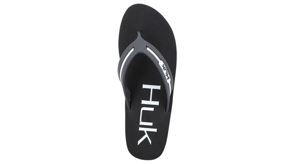HUK Performance Fishing HUK Men's Flipsters, Black, 9 H8332000-001-9