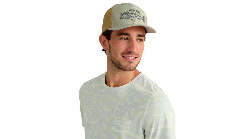 HUK Performance Fishing Drift Printed Short Sleeve Crew - Mens