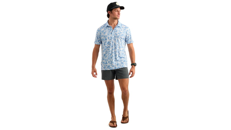 HUK Performance Fishing Pursuit Kc Printed Polo - Mens