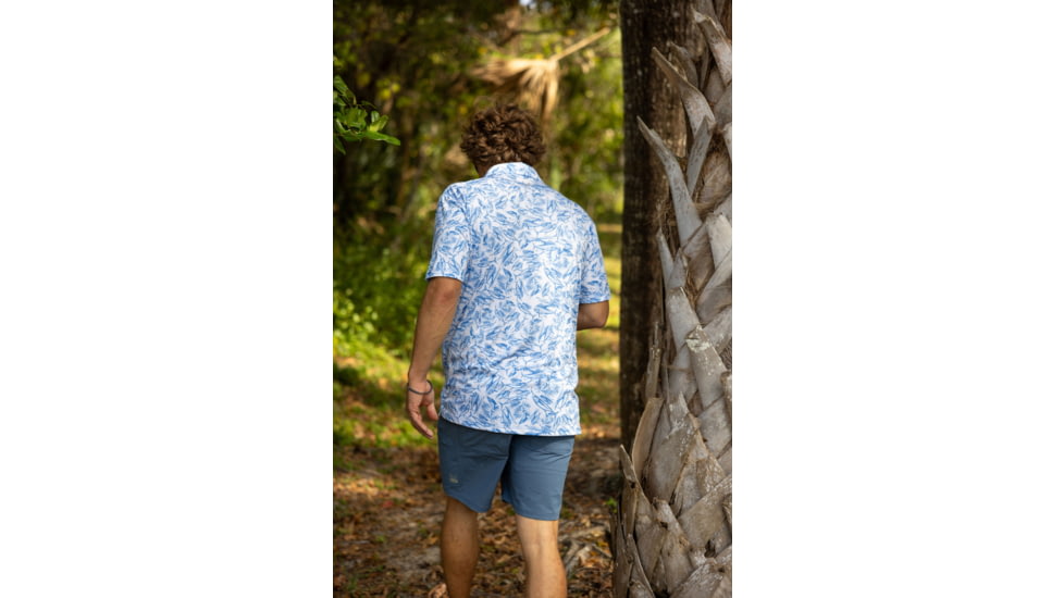 HUK Performance Fishing Pursuit Kc Printed Polo - Mens