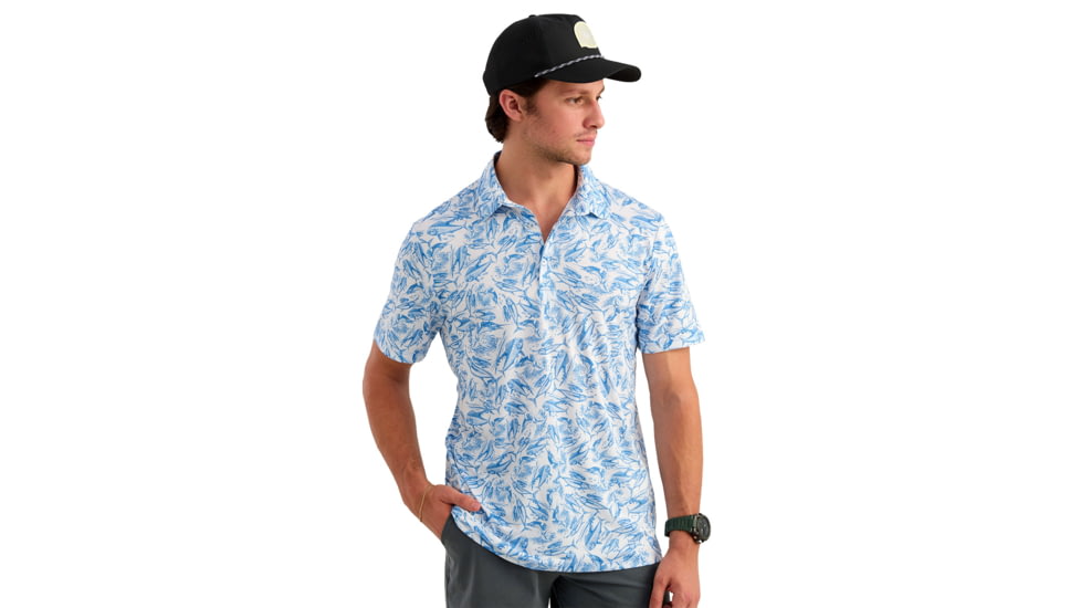 HUK Performance Fishing Pursuit Kc Printed Polo - Mens