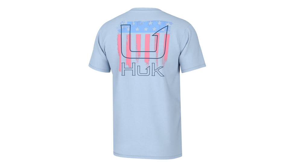 HUK Performance Fishing Huk Salute Tee - Mens, Ice Water, 3XL, H1000496-476-XXXL