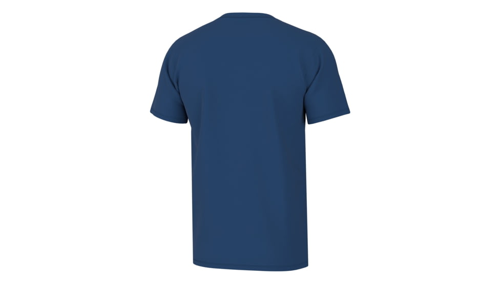HUK Performance Fishing Huk Stacked Logo Tee - Men's, Set Sail, L, H1000427-489-L
