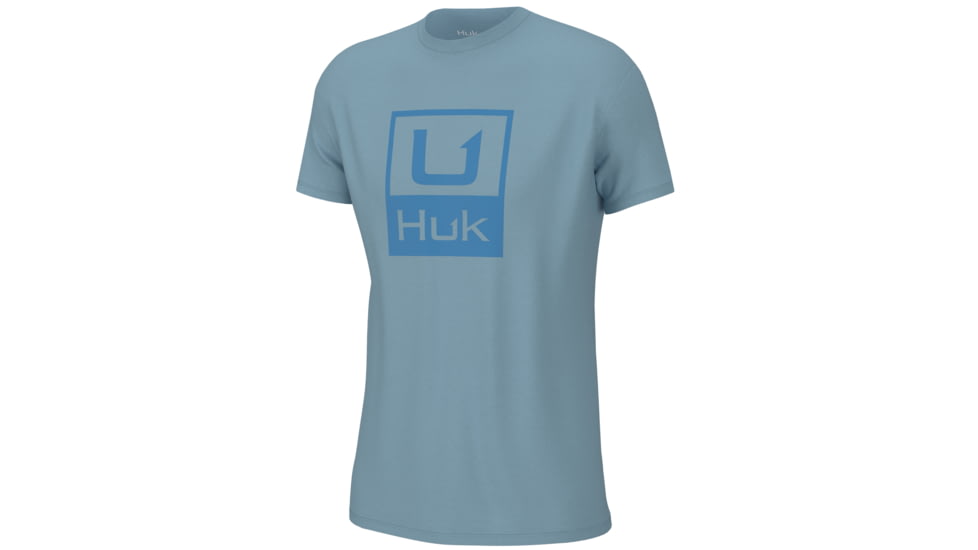 HUK Performance Fishing HukD Up Logo Tee - Youth, Crystal Blue, Youth Extra Large, H7100058-497-YXL