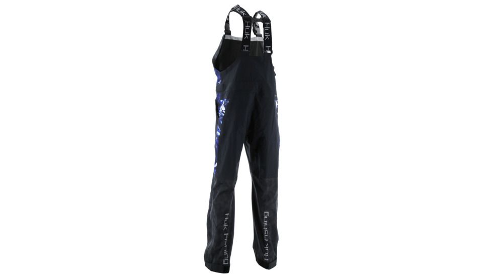 HUK Performance Fishing Hydra Bib Reflective Bottoms, Bib - Men's, Hydro Reflex, Large, H4000038-468-L
