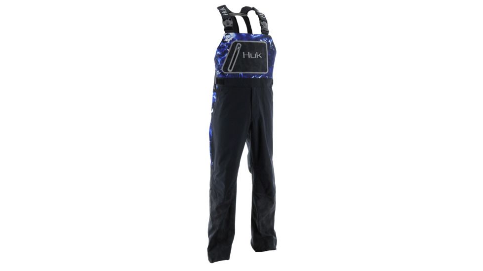HUK Performance Fishing Hydra Bib Reflective Bottoms, Bib - Men's, Hydro Reflex, Large, H4000038-468-L