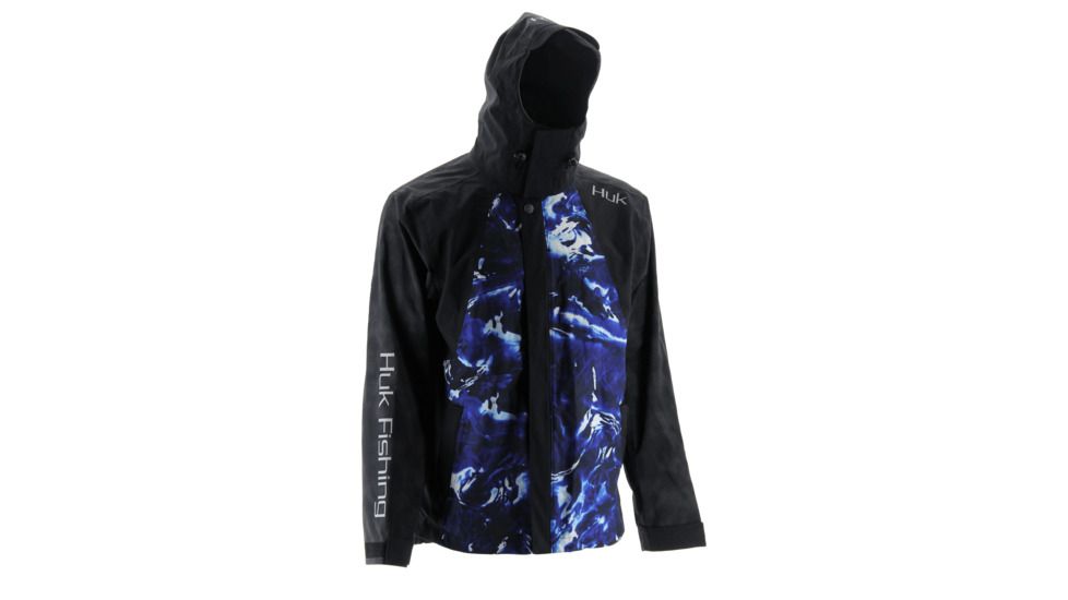 HUK Performance Fishing Hydra Reflective Shell Jacket - Men's, Hydro Reflex, Large, H4000037-468-L