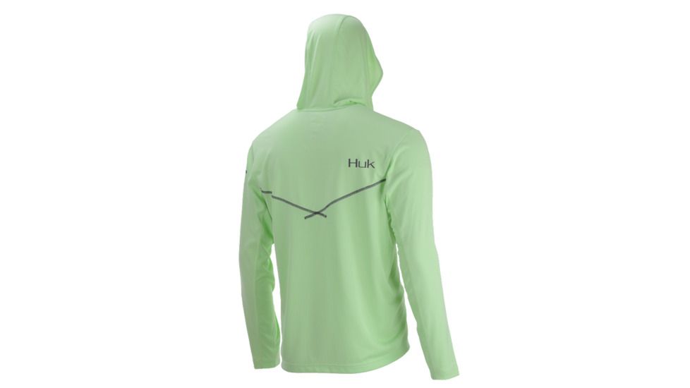HUK Performance Fishing Icon Hoodie, Pullover - Men's, Key Lime, Extra Large, H1200139-336-XL