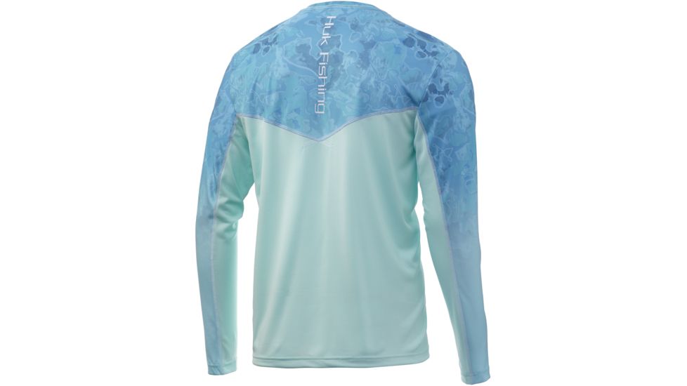 HUK Performance Fishing Icon X Camo Fade Long Sleeve Tee - Mens, Boca Grande, 2XL, H1200155-446-XXL