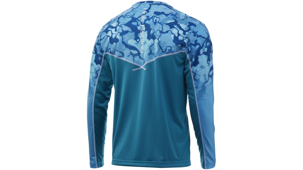 HUK Performance Fishing Icon X Camo Fade Long Sleeve Tee - Mens, North Drop, Extra Large, H1200155-431-XL
