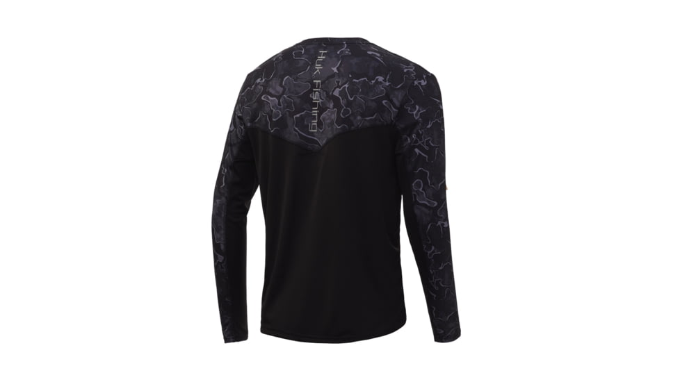 HUK Performance Fishing Icon X Camo Long Sleeve - Mens, Hannibal Bank, 2XL, H1200143-007-XXL