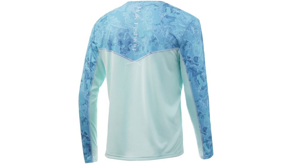 HUK Performance Fishing Icon X Camo Long Sleeve Tee - Mens, Boca Grande, 3XL, H1200143-446-XXXL