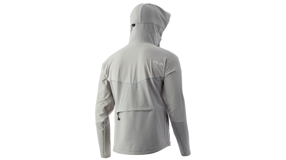 HUK Performance Fishing Icon X Light Weight Jacket - Mens, Grey, Extra Large, H4000084-020-XL