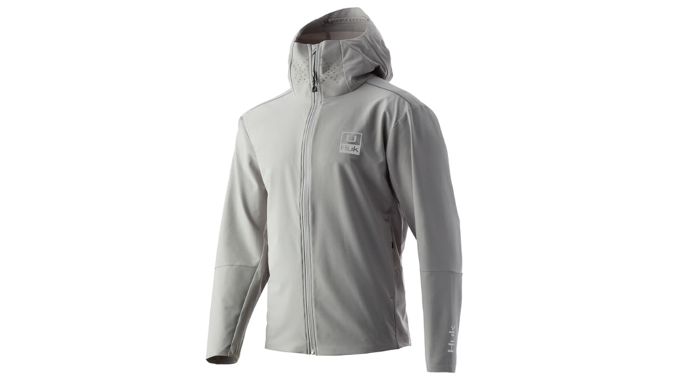 HUK Performance Fishing Icon X Light Weight Jacket - Mens, Grey, Extra Large, H4000084-020-XL