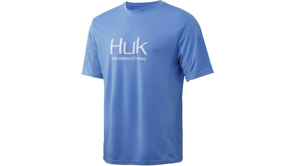 HUK Performance Fishing Icon X Short Sleeve Tee - Mens, Carolina Blue, 2XL, H1200267-420-XXL