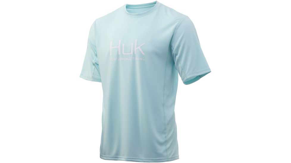 HUK Performance Fishing Icon X Short Sleeve Tee - Mens, Seafoam, Large, H1200267-350-L
