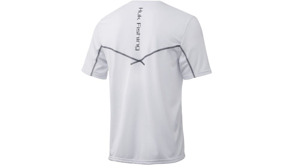 HUK Performance Fishing Icon X Short Sleeve Tee - Mens, White, Small, H1200267-100-S