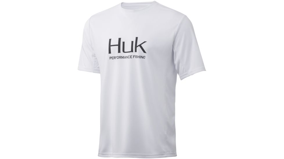 HUK Performance Fishing Icon X Short Sleeve Tee - Mens, White, Small, H1200267-100-S